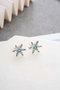 Heliophilia Silver Pendientes de Plata de Ley con Recubrimiento de Oro